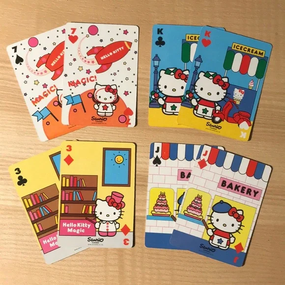 Hello Kitty Magic Tricks Playing Cards - Picture 1 of 2